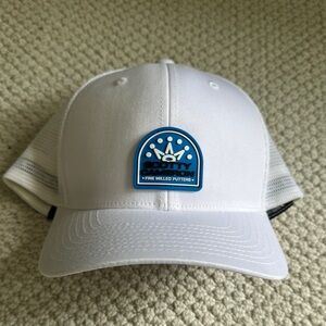 Scotty Cameron White Hat with Blue Emblem